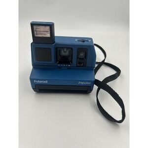 Polaroid Impulse Jade Blue 600 Instant Camera Vintage Untested